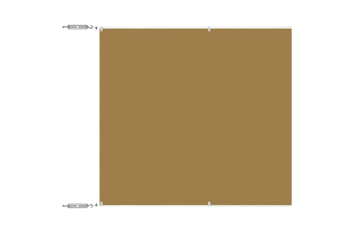 vidaXL 148251 Vertical Awning Beige 60x600cm Oxford Fabric
