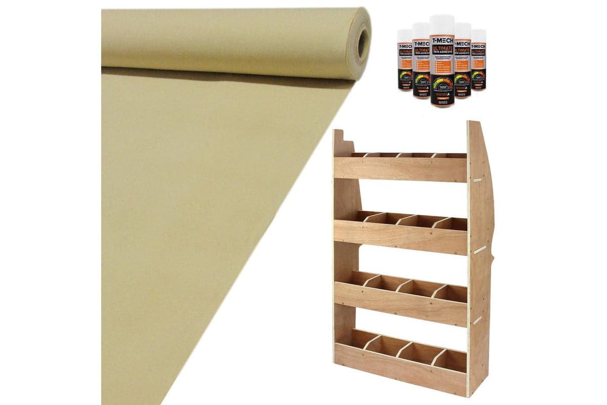 Monstershop 11sqm Van Lining & Citroen Berling Racking Unit
