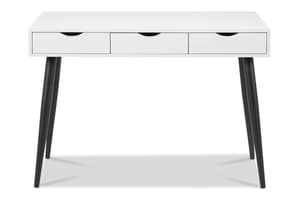 Bea Desk | White | Black Legs