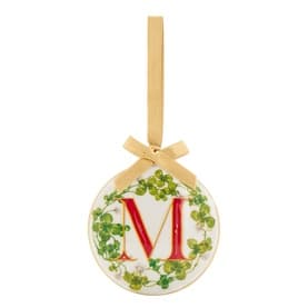 Enamel Letter M Decoration