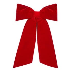 Red Velvet Tree Bow 3ft