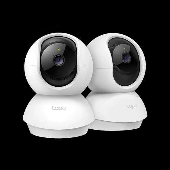 Tapo C210P2 Pan/Tilt Home Security Wi-Fi Camera, 2-Pack | Tapo C210P2