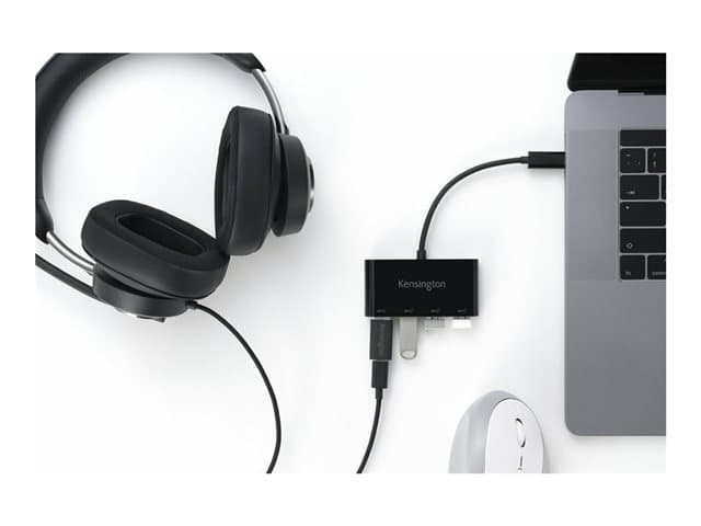 KENSINGTON - CH1200 - hub - USB-C, 10Gbps, 4-Port Hub - 4 ports
