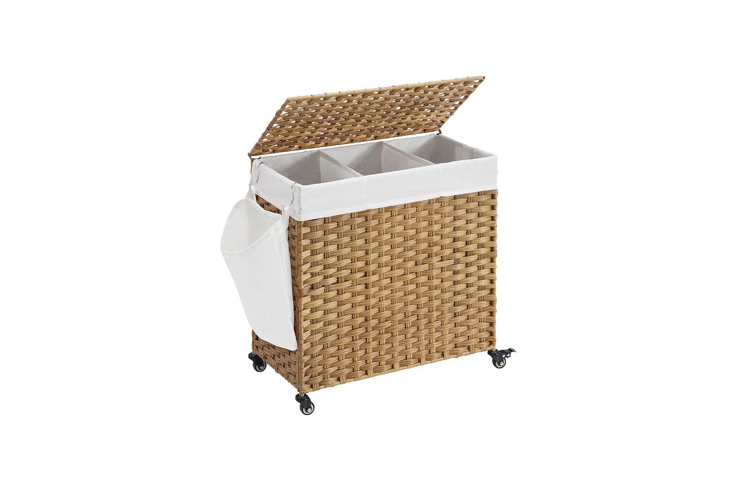 Songmics Laundry Hamper With Removable Bag | Natural