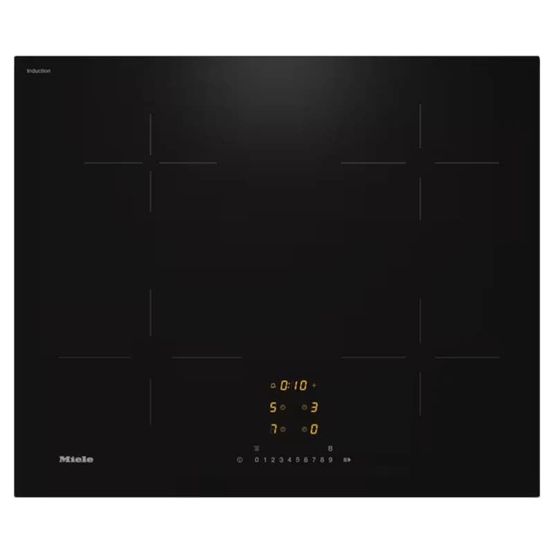 Miele 65CM 4 Zone Induction Hob - Black | KM 7361 FL