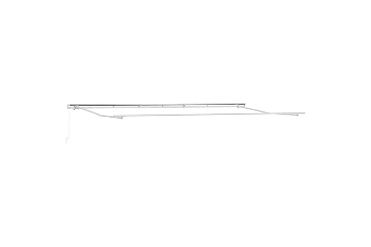 Vidaxl Awning Manual White 6 X 3 M Metal