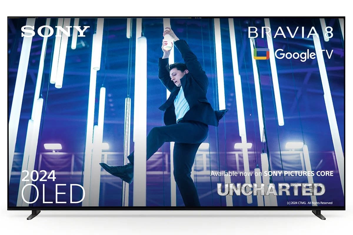 Sony XR80 77" Bravia 8 4K Ultra HD HDR OLED Smart TV (2024) | K77XR80PU