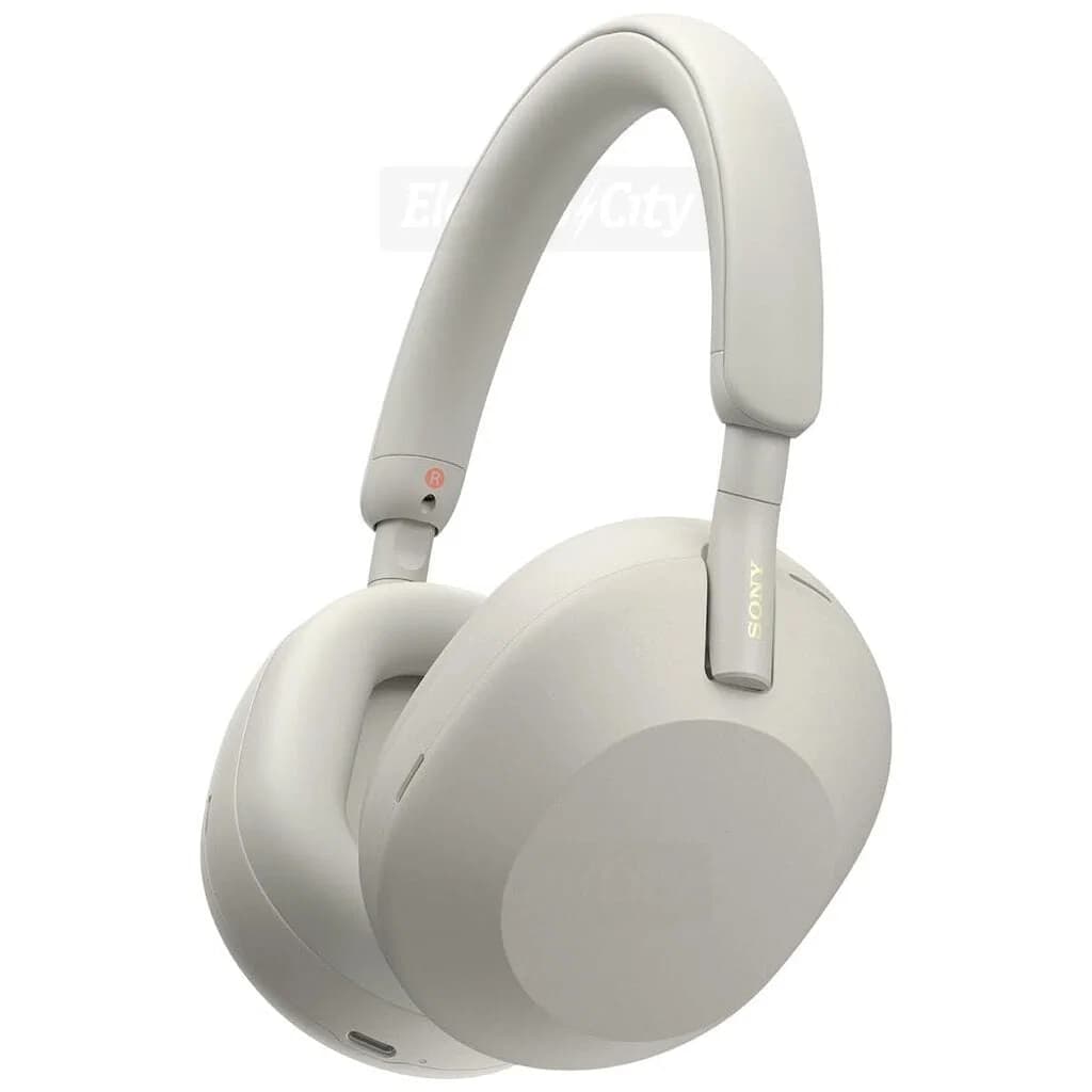 Sony WH-1000XM5 On-Ear Noise Cancelling Bluetooth Headphones | Beige