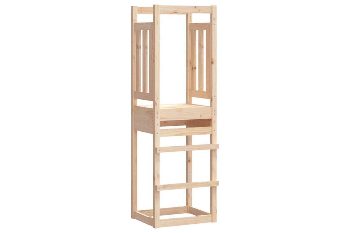 Vidaxl Play Tower 53x46.5x169 Cm Solid Wood Pine