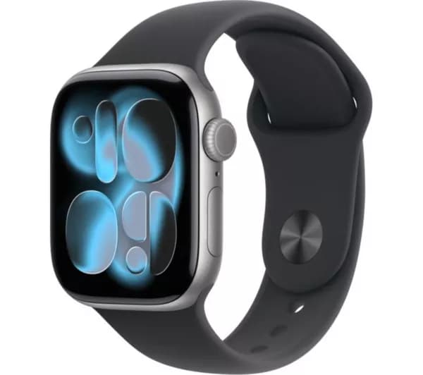 APPLE Watch Series 11 - 42 mm Space Grey Aluminium Case with Black Sport Band, M/L