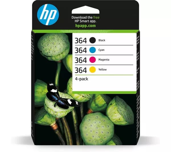 HP 364 Original Cyan, Magenta, Yellow & Black Ink Cartridges - Multipack