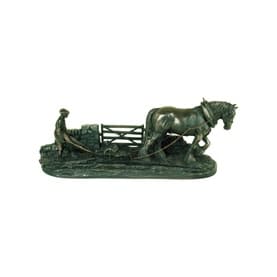 The Ploughman Bronze Ornament