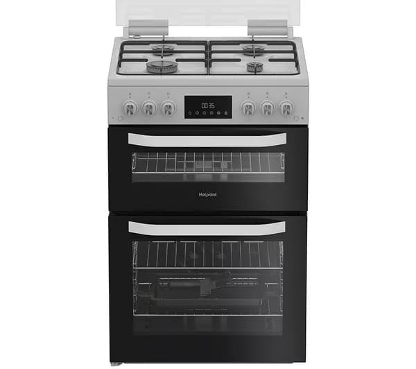 HOTPOINT HDG6GDCW 60 cm Gas Cooker - White