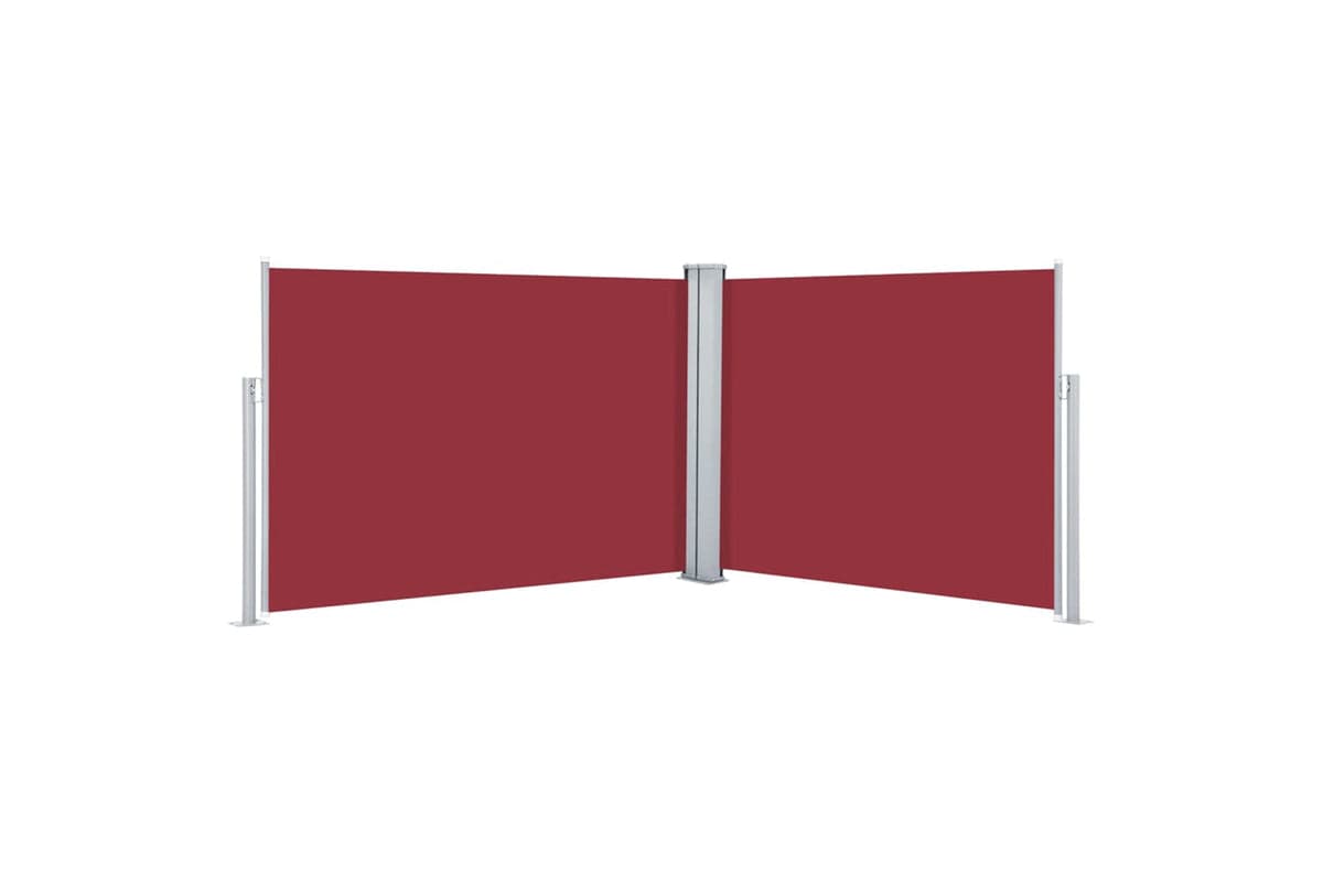 vidaXL 48477 Retractable Side Awning Red 100x1000cm
