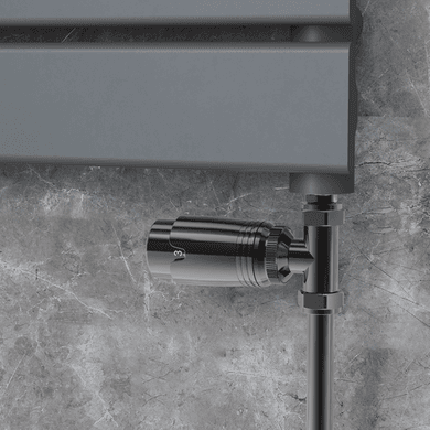 Elego Black Nickel TRV Radiator Valves