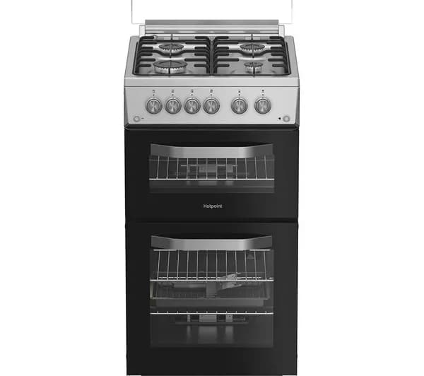 HOTPOINT HDG5GCX 50 cm Gas Cooker - Stainless Steel