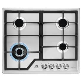 60cm Wide Stainless Steel Gas Hob with 4 Burners