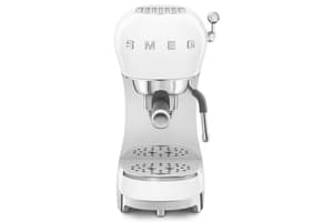 Smeg 50's Retro Style Espresso Coffee Machine | ECF02WHUK | White