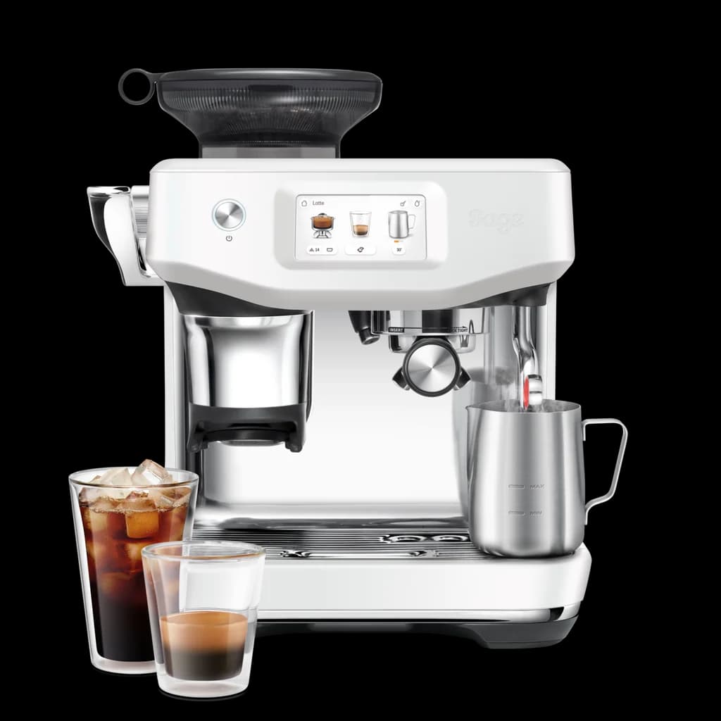 Sage The Barista Touch Impress With Cold Extraction Coffee Machine - Sea Salt | SES882SST4GUK1