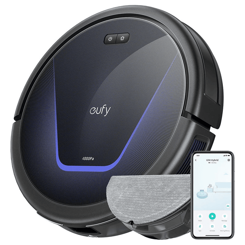 Eufy G50 T2212V11, Robotic Vacuum Cleaner, Black