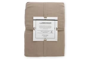 The Linen Room 300TC Cotton Sateen Extra Deep Fitted Sheet