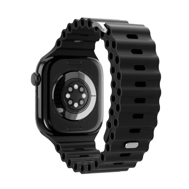 Vonmählen Watch Strap 49 / 46 / 45 / 44 / 42mm Wave Band 2 One Size - Black | AWS00116