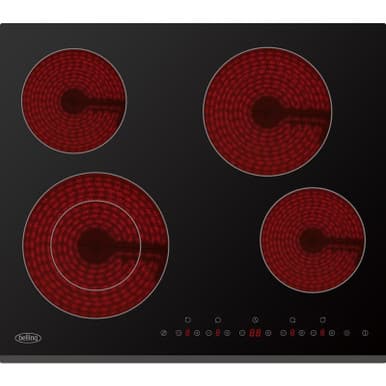 Belling 60cm Electric Touch Hob - Black | BCH61TB