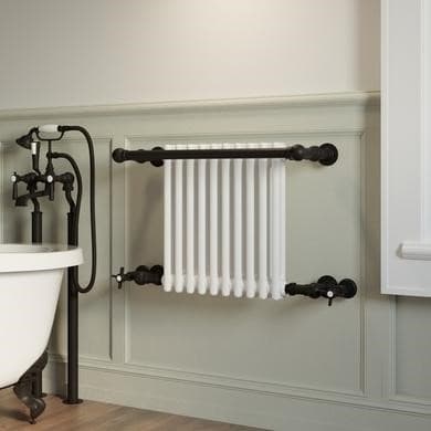 Regent Traditional Column Radiator with Towel Rail