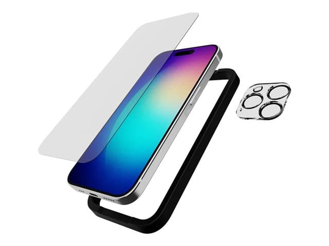 Tech21 - Impact Glass - screen protector for mobile phone - with camera protector