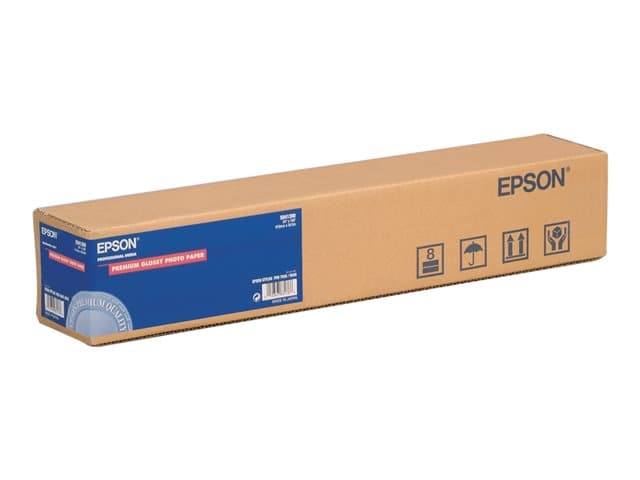 EPSON - Premium Glossy Photo Paper (170) - photo paper - glossy - 1 roll(s) - Roll (41.9 cm x 30.5 cm)