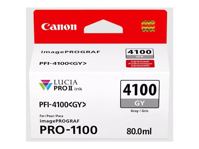 CANON - PFI-4100 GY - grey - original - ink tank