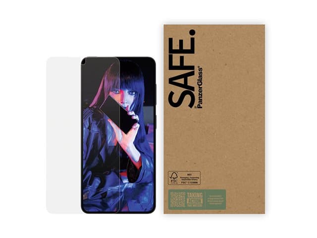 PANZERGLASS - SAFE. by PanzerGlass - screen protector for mobile phone - bulk, ultra-wide fit