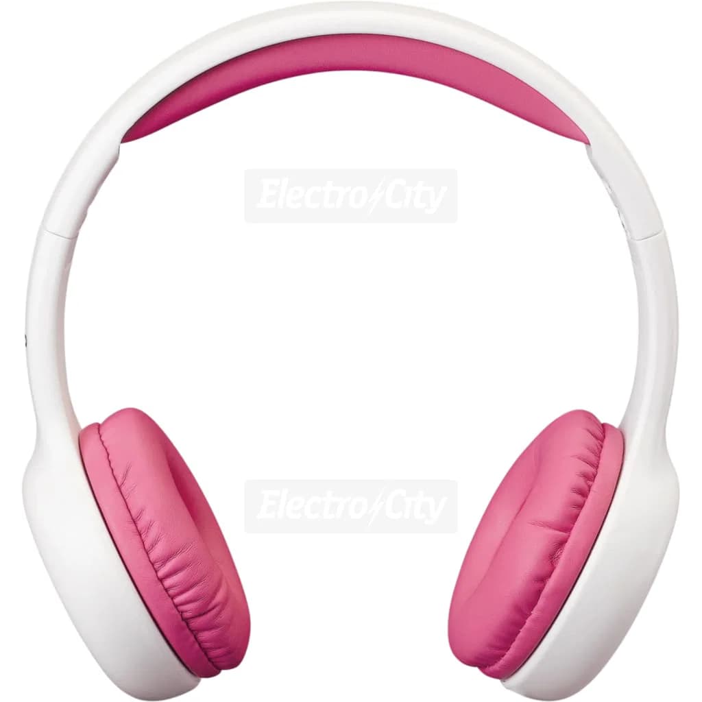 Lenco Foldable On-Ear Headphones for Kids with Volume Limiter | Pink