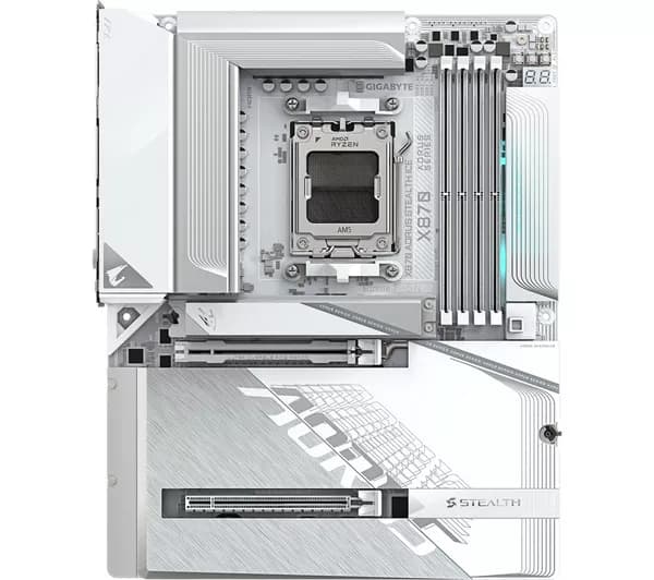 GIGABYTE Aorus STEALTH ICE X870 AM5 Motherboard