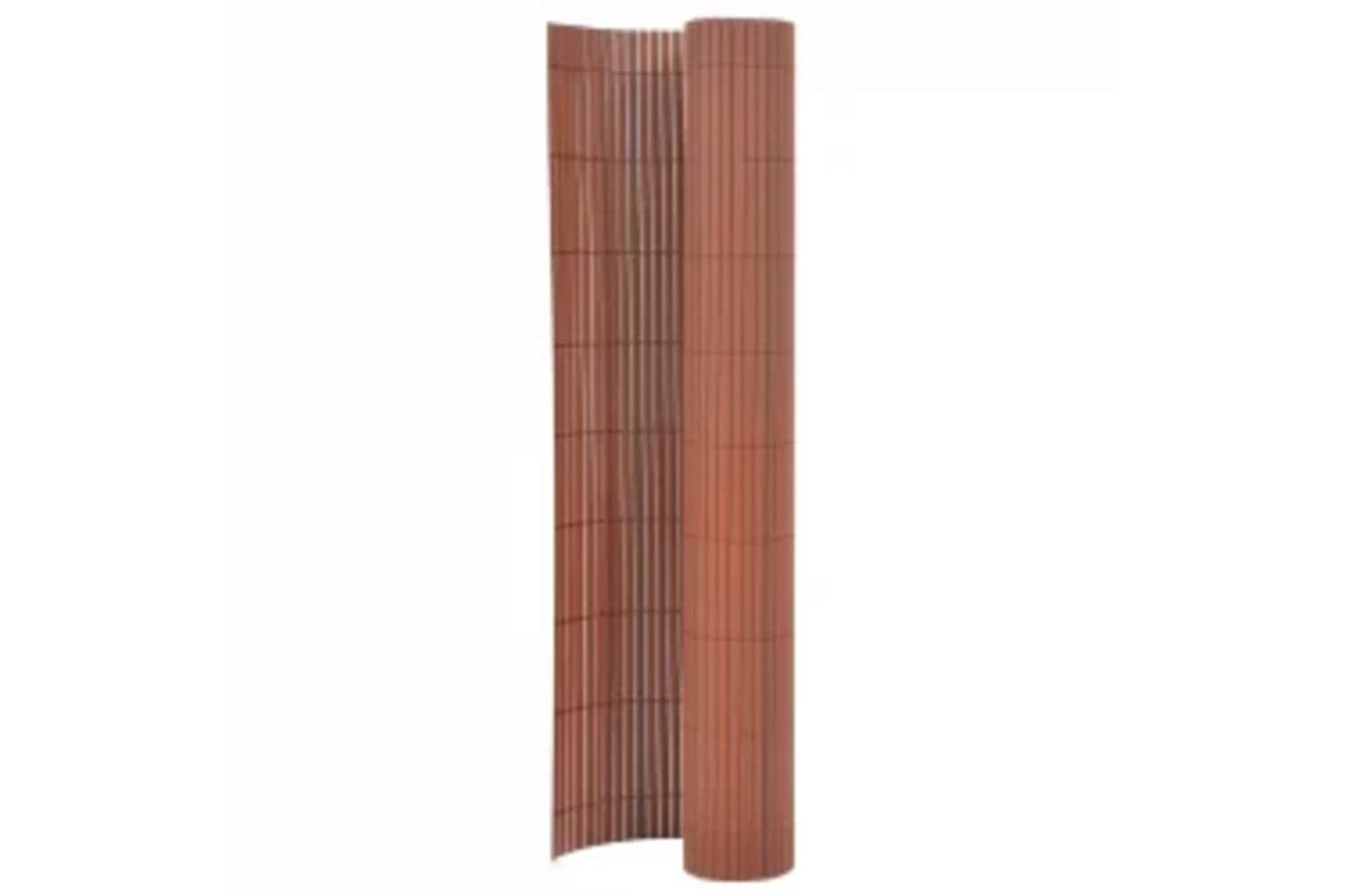 Vidaxl 317159 Double-sided Garden Fence 110x400 Cm Brown