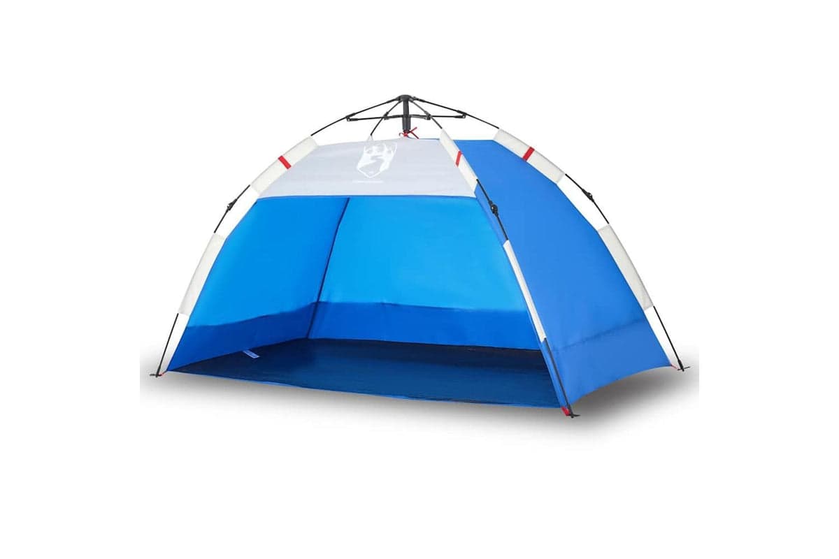 Vidaxl Beach Tent 2-person Azure Blue Quick Release Waterproof