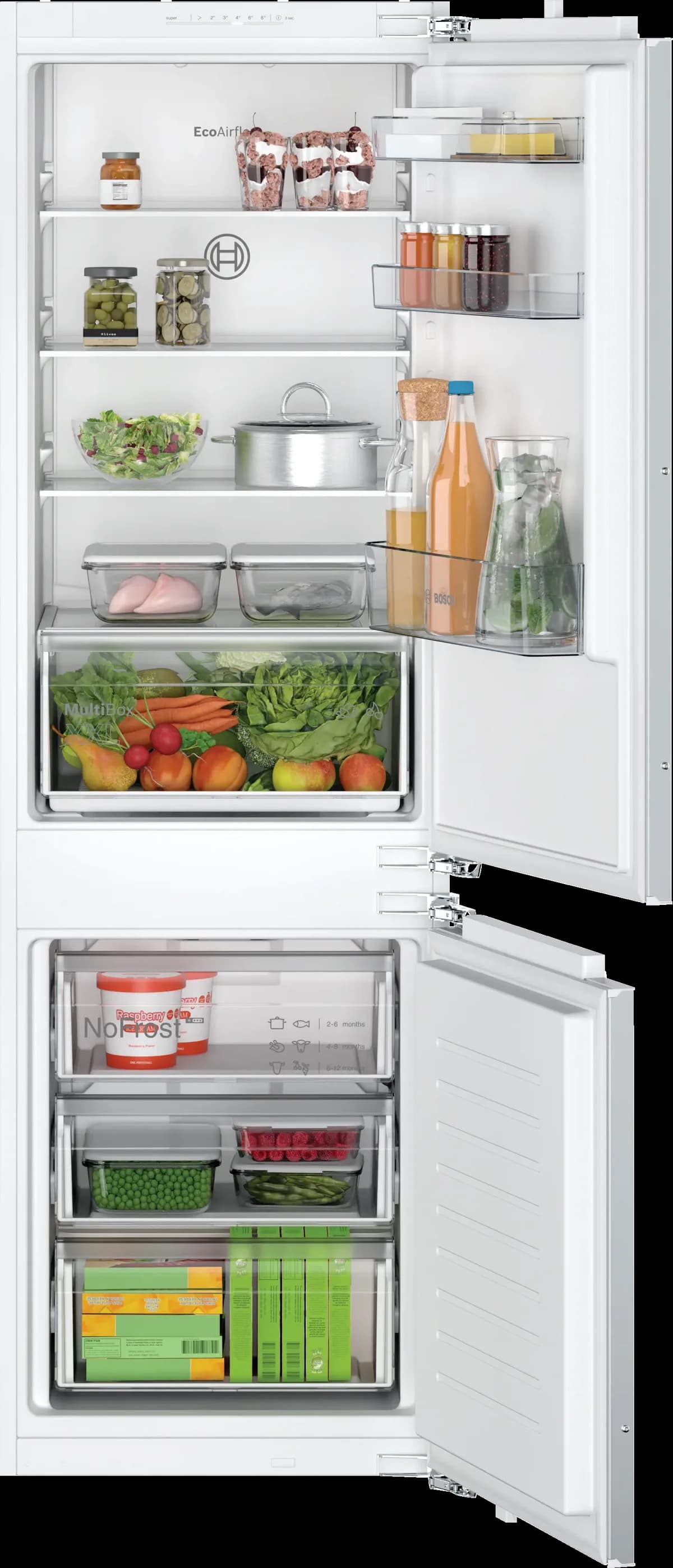Bosch Series 2 260L Built-In Fridge Freezer | KIN86NFE0G