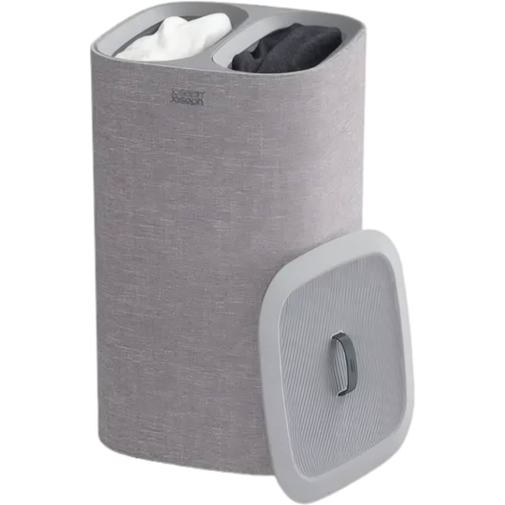 Joseph Joseph Tota 60 Litre Dual Compartment Laundry Separation Basket | Grey