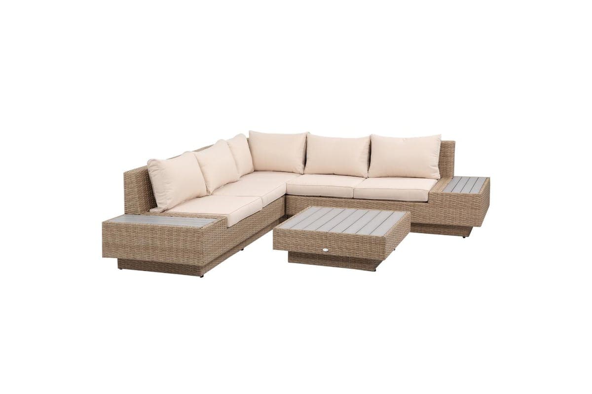 Outsunny | 860-075 | Luxurious 5-seater Rattan Garden Furniture Set