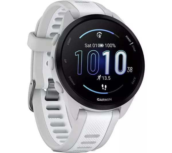 GARMIN Forerunner 165 Sports Watch - Mist Grey, 43 mm
