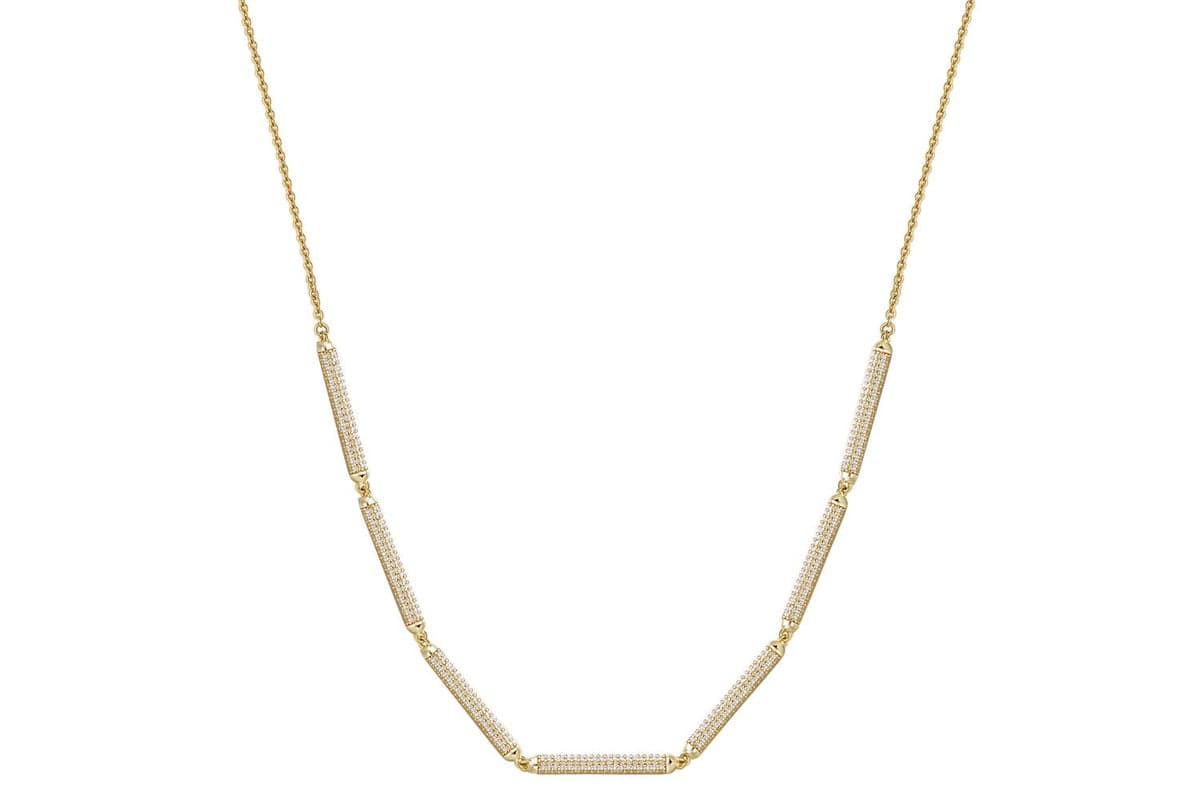 Rosato Rzbi63 - Elegantly Crafted Bianca Yellow Gold Necklace By Rosato