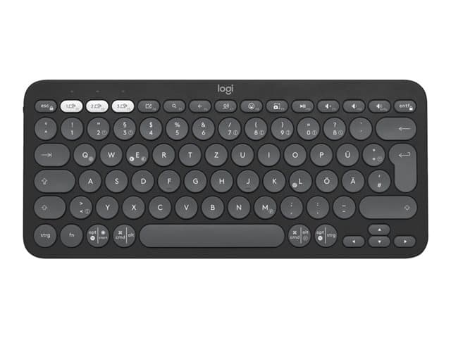LOGITECH - Pebble Keys 2 K380s - keyboard - QWERTY - UK - tonal graphite Input Device