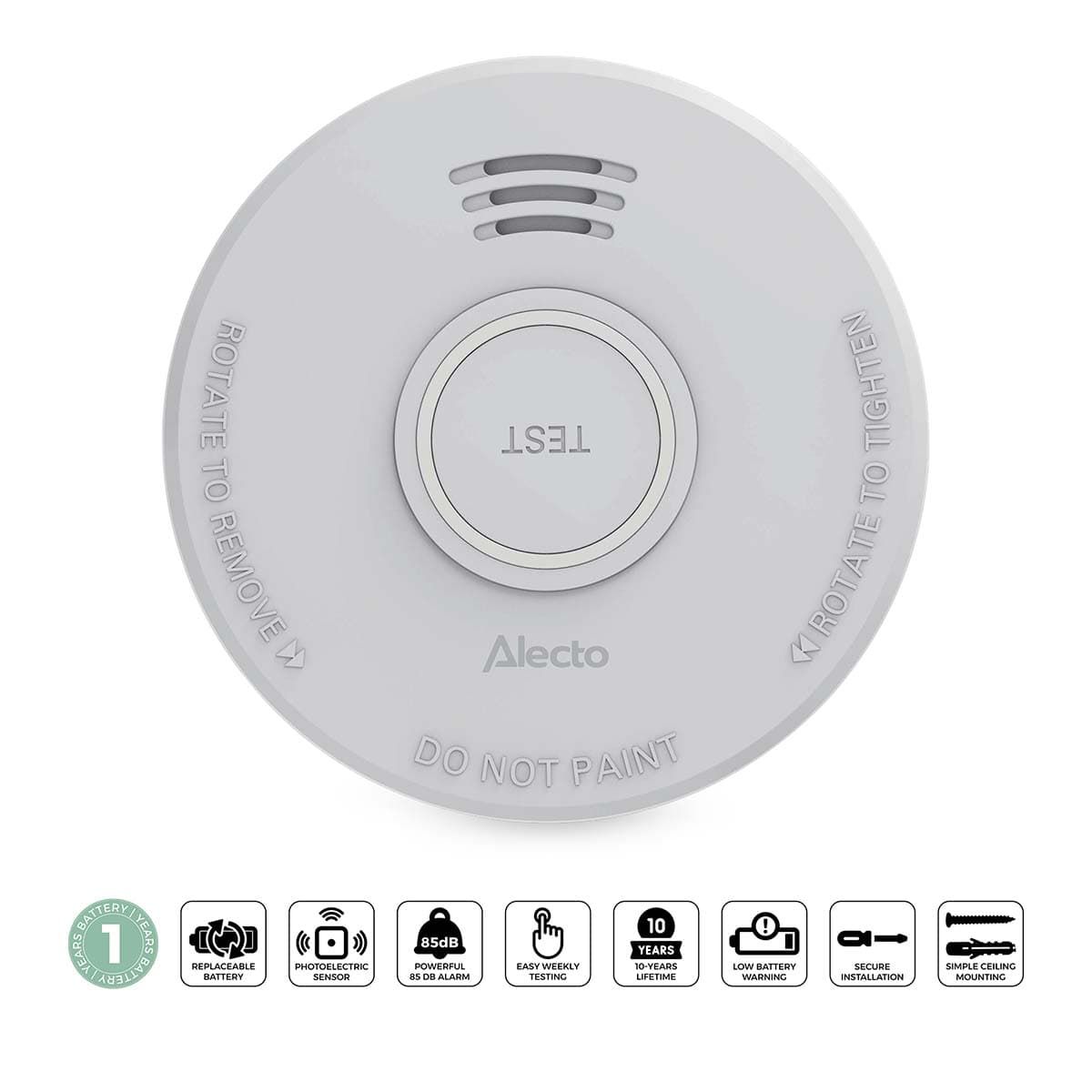 NEDIS Alecto Smoke Alarm/detector...