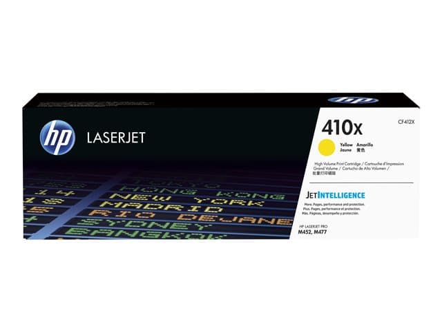 HP - 410X - High Yield - yellow - original - LaserJet - toner cartridge (CF412X)