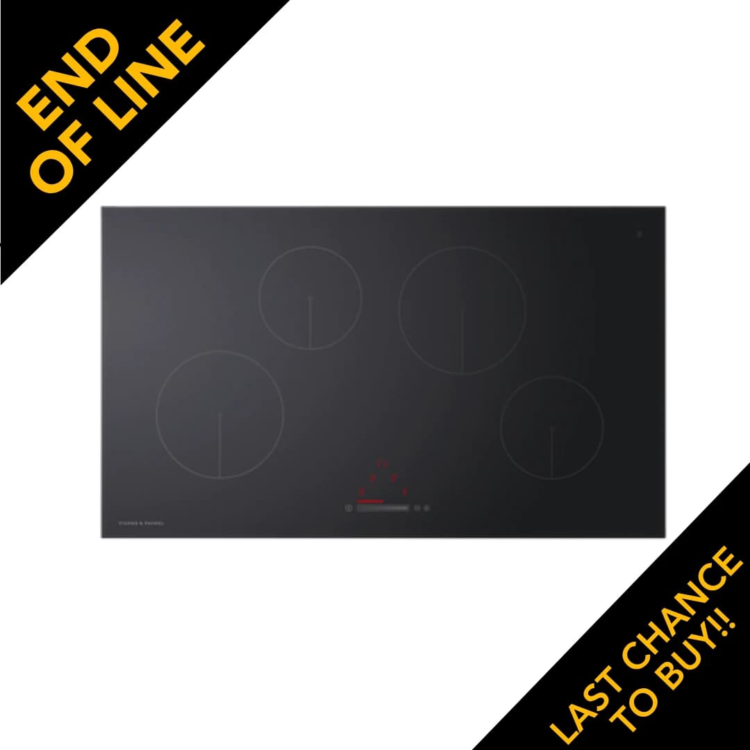 Fisher & Paykel CI904CTB1 4 Zone Touch Slide Induction Hob – Silver