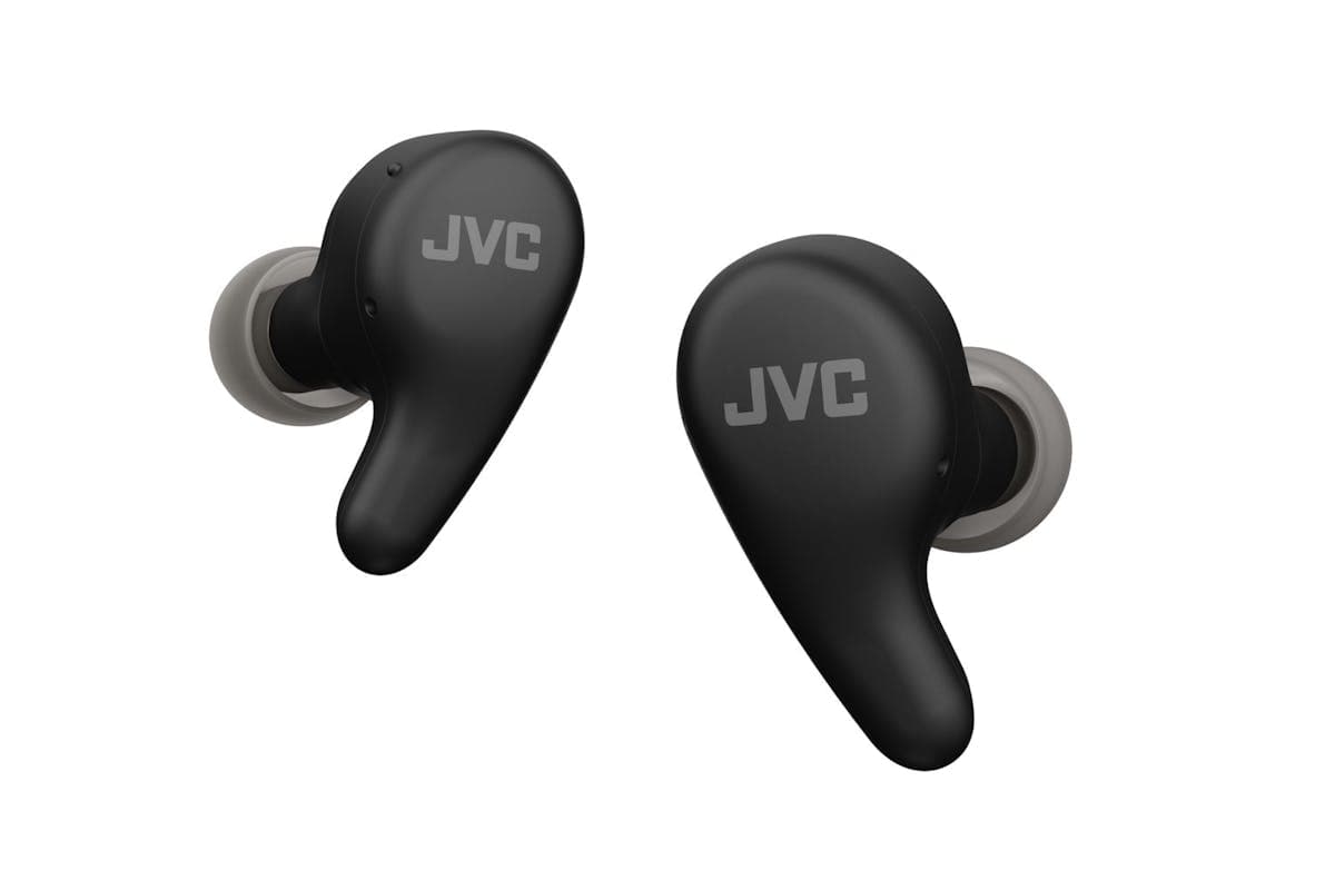 Jvc Black Wireless Noise Cancelling Earbuds - Snug Secure Fit - Up To 26 Hours Of Playtime