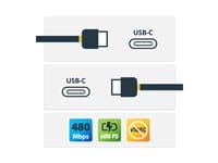 STARTECH.COM - StarTech 3.3ft (1m) USB-C Charging Cable, Charge & Sync, 60W (3A) PD, USB 2.0 Laptop Charger Cable - White USB C Charging Cord - USB-C cable - USB-C to USB-C - 1 m