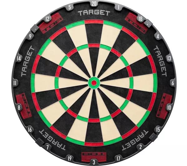 TARGET TOR Dartboard - Black & Red