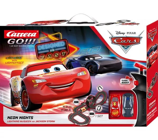 CARRERA Go! Disney-Pixar Cars Slot Racing Set - Neon Nights