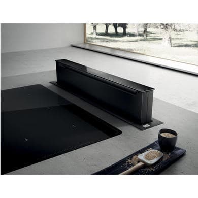 Elica 84cm Downdraft Extractor - Black